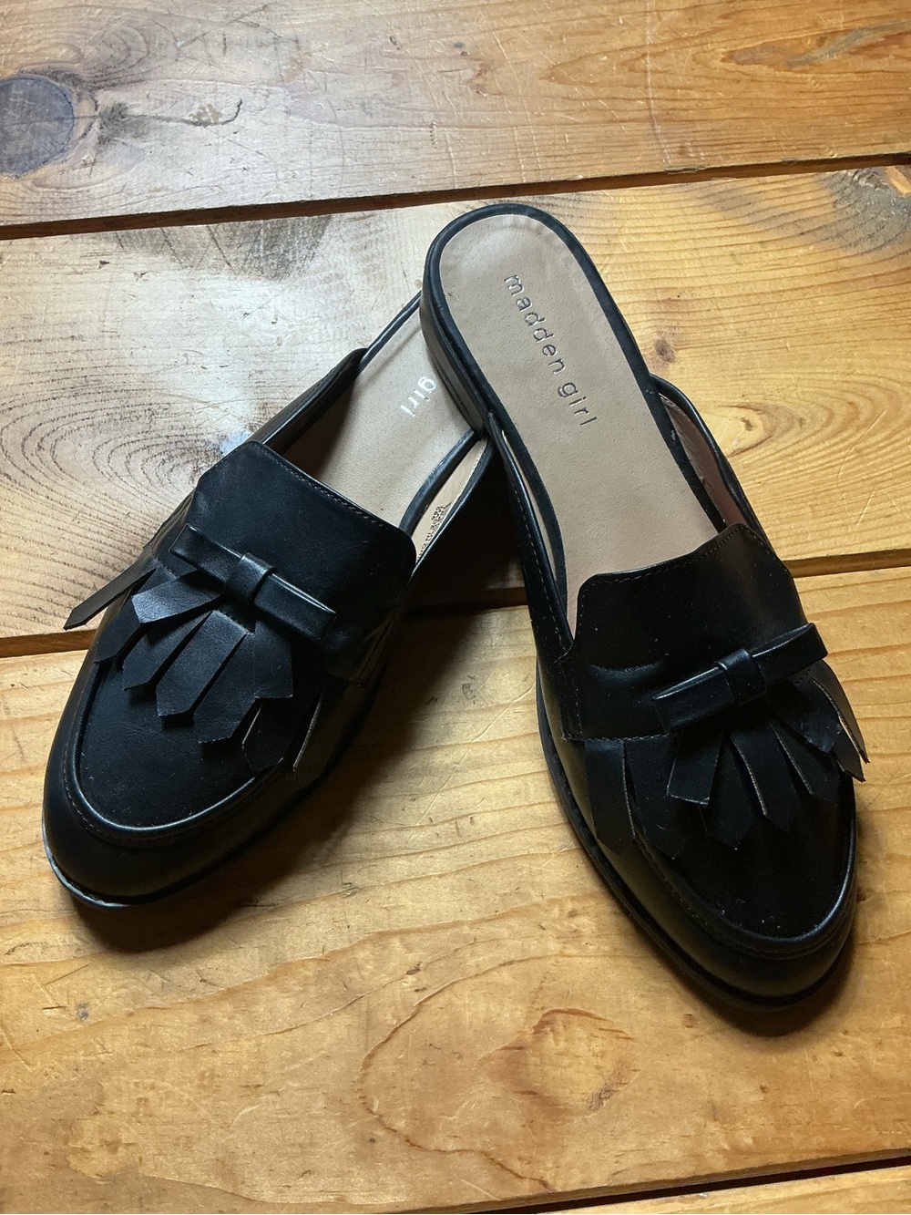 Madden Girl Loafer Mules Size 8.5